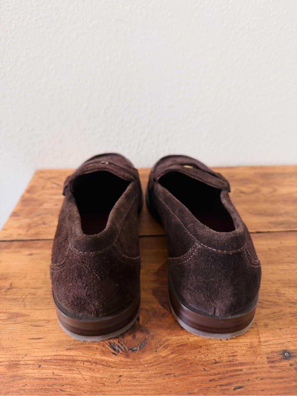 Madewell Suede Grayson Penny Loafers - Dark Carob Brown - Picture 7 of 13